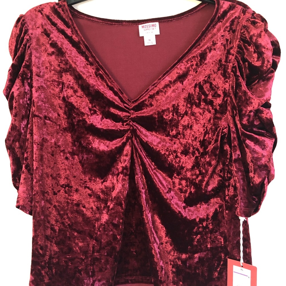 Velvet Crop Top